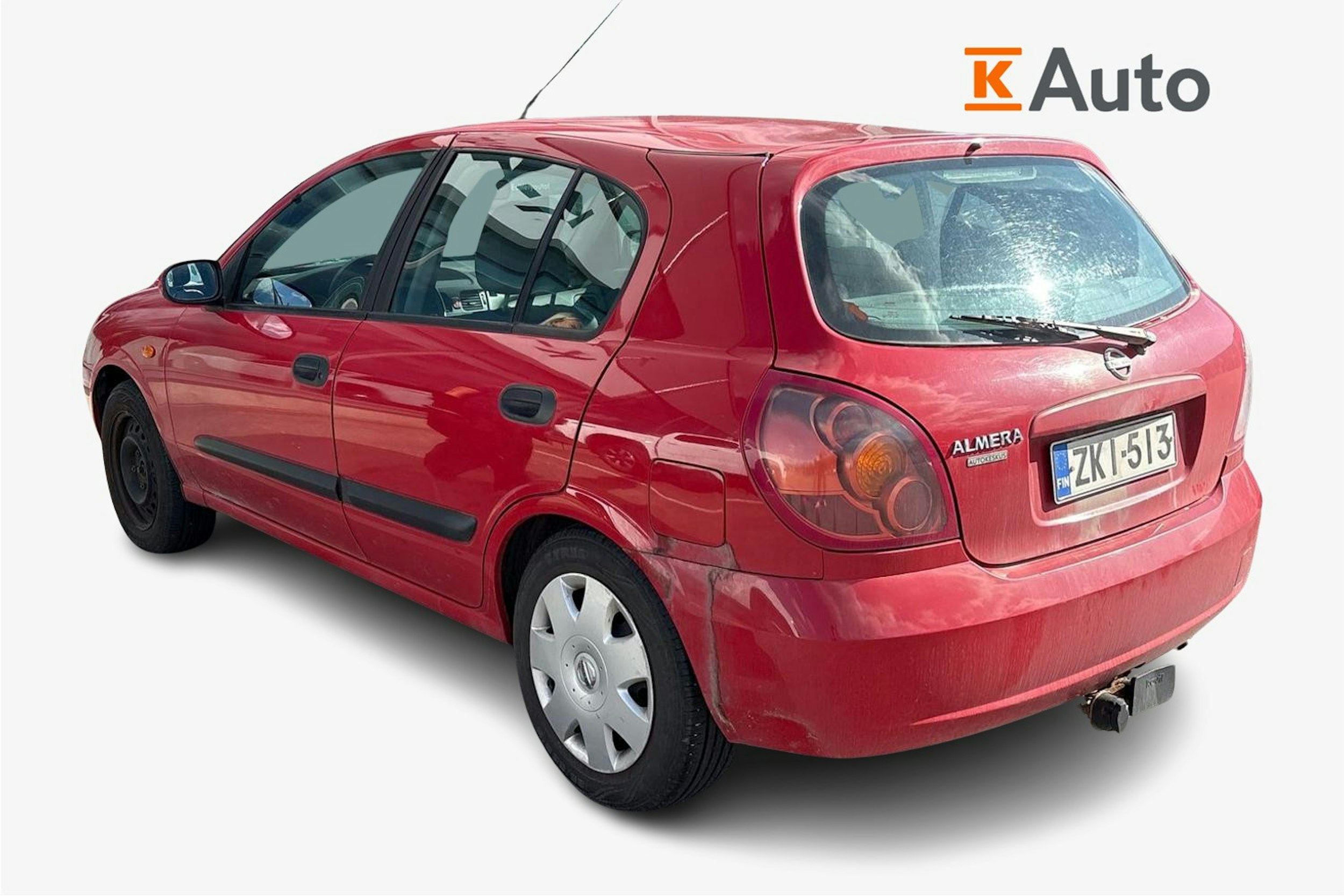 punainen Nissan Almera 2005 kuva 2.