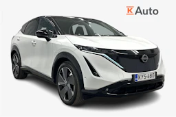 valkoinen Nissan Ariya 2023 kuva 1.