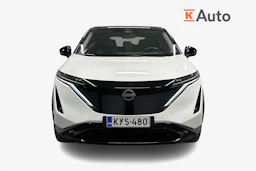 valkoinen Nissan Ariya 2023 kuva 4.