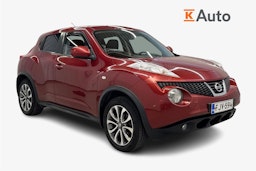 punainen Nissan Juke 2010 kuva 1.