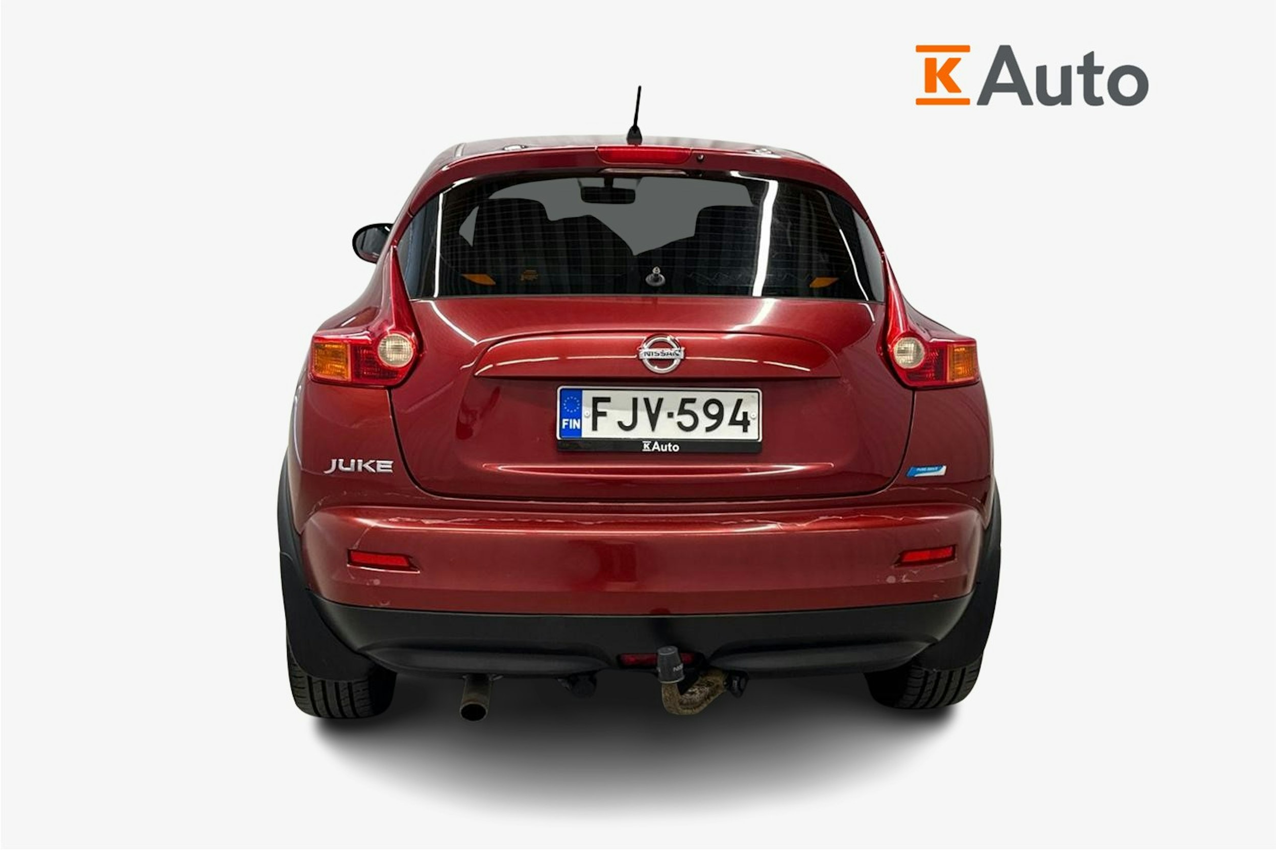 punainen Nissan Juke 2010 kuva 3.