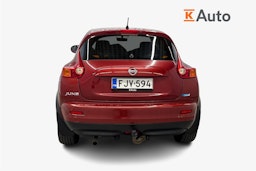 punainen Nissan Juke 2010 kuva 3.