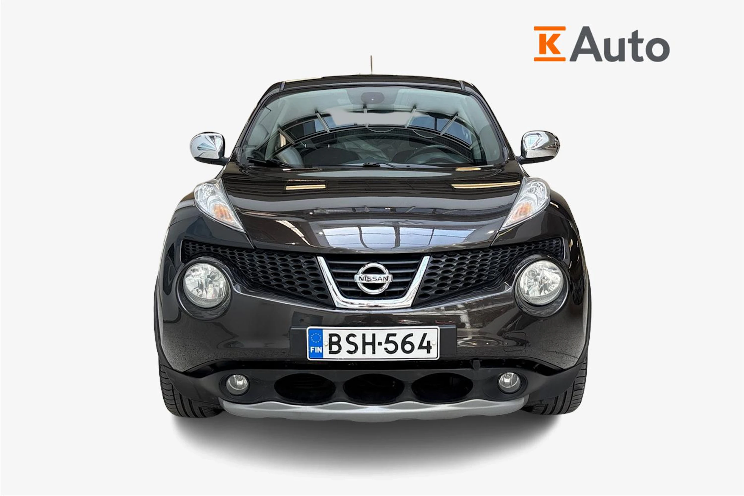Ruskea (beige) Nissan Juke 2012 kuva 4.