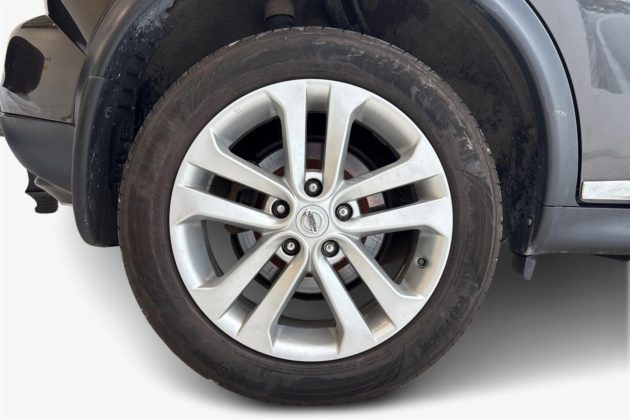 Ruskea (beige) Nissan Juke 2012 kuva 9.
