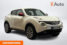 valkoinen Nissan Juke 2013 kuva 1.