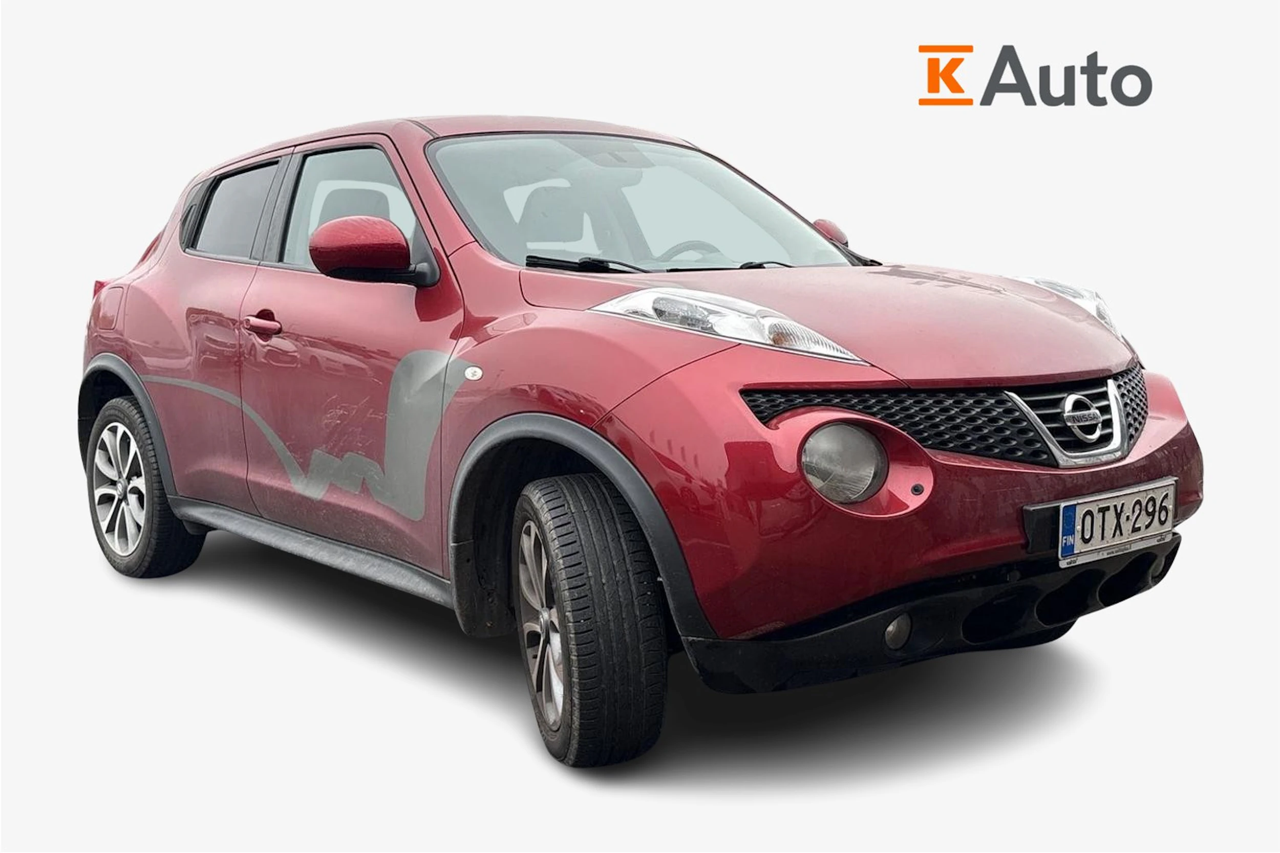 punainen Nissan Juke 2014 kuva 1.