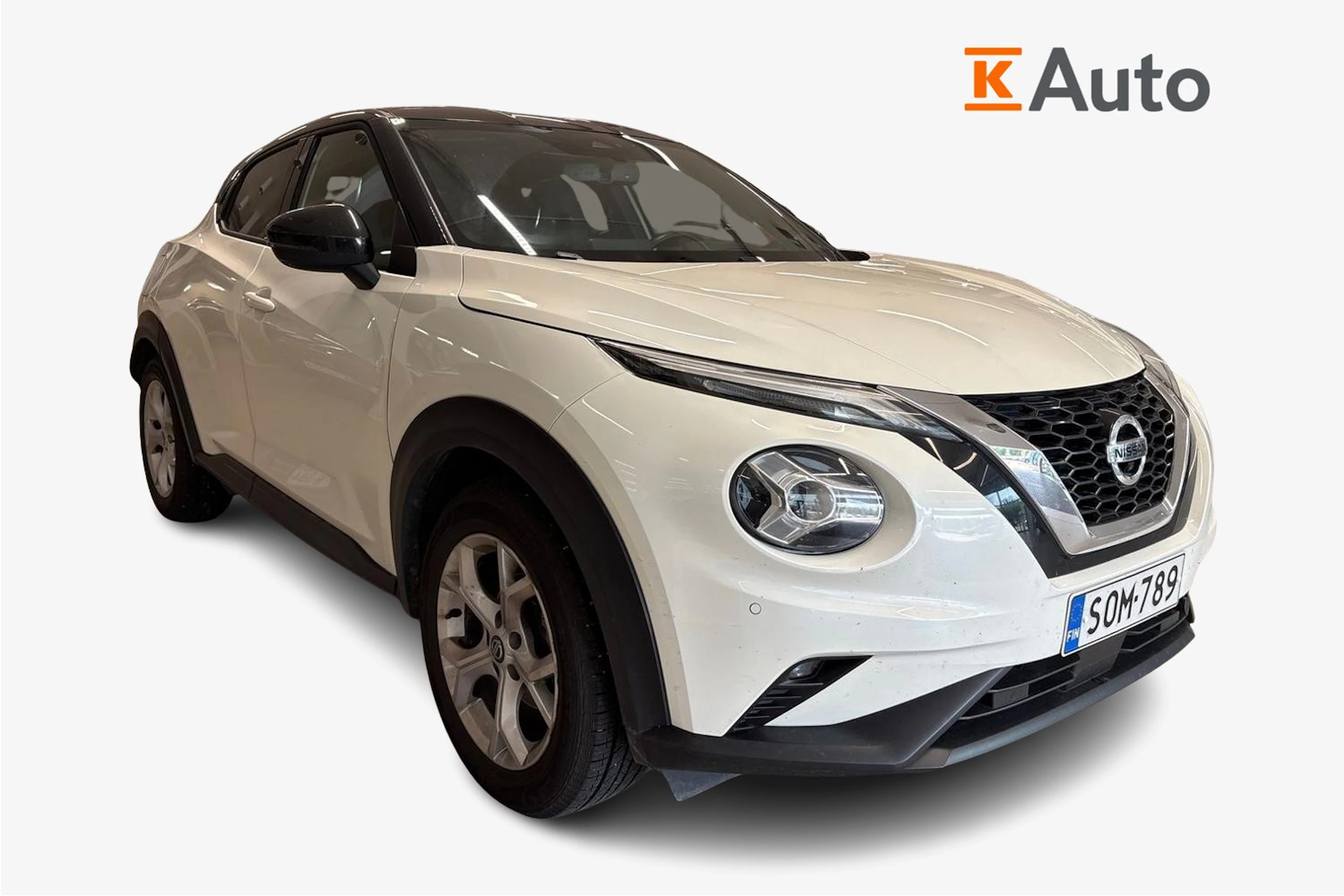 Valkoinen Nissan Juke 2021 kuva 1.