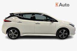Valkoinen Nissan Leaf 2018 kuva 5.