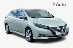 harmaa Nissan Leaf 2018 kuva 1.