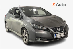 harmaa Nissan Leaf 2019 kuva 1.