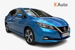 sininen Nissan Leaf 2021 kuva 1.