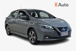harmaa Nissan Leaf 2021 kuva 1.
