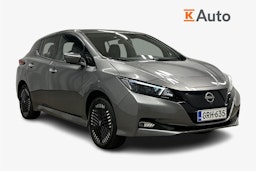 harmaa Nissan Leaf 2022 kuva 1.
