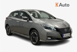 harmaa Nissan Leaf 2022 kuva 1.