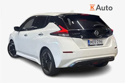 valkoinen Nissan Leaf 2023 kuva 2.