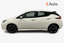 valkoinen Nissan Leaf 2023 kuva 5.