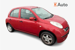 punainen Nissan Micra 2006 kuva 1.