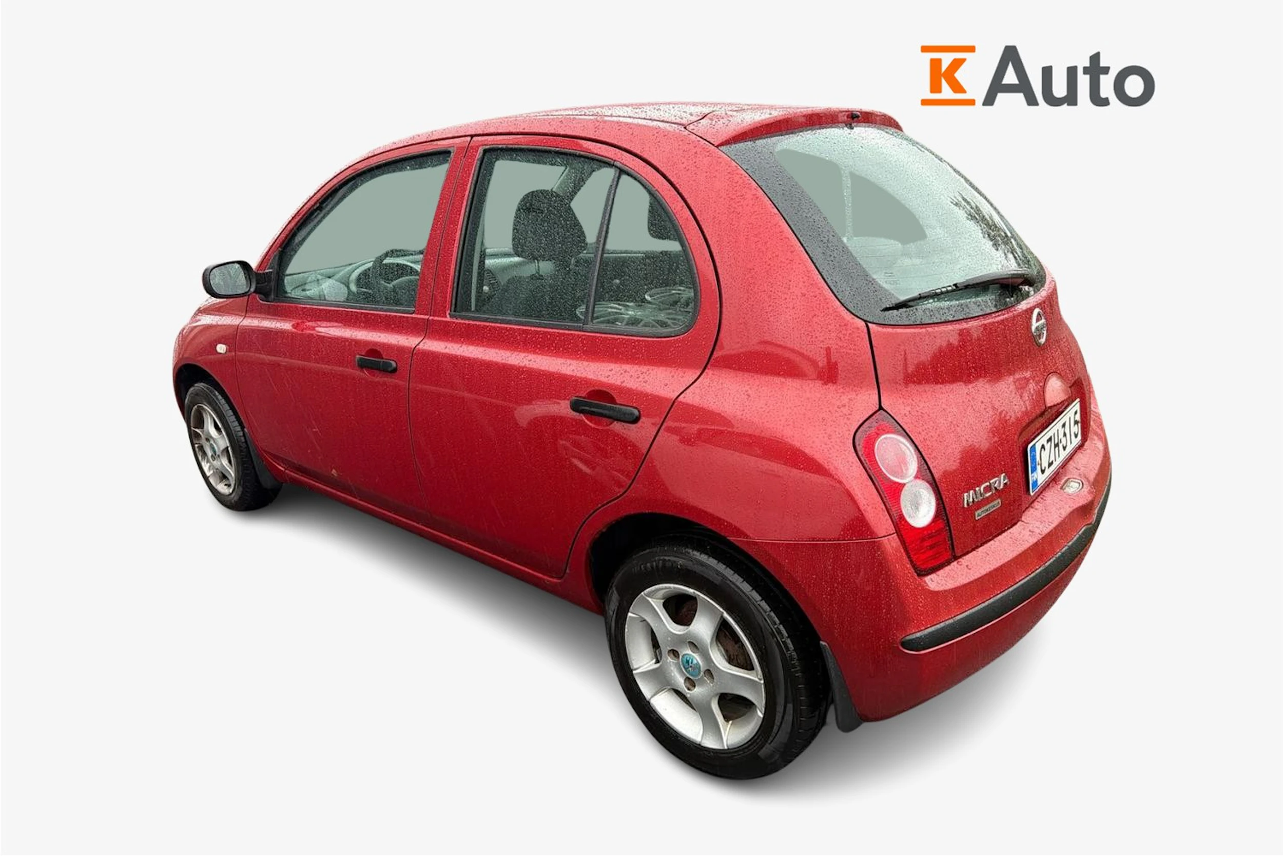 punainen Nissan Micra 2006 kuva 2.