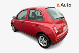 punainen Nissan Micra 2006 kuva 2.