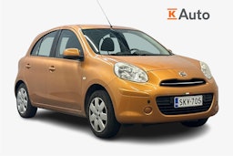 oranssi Nissan Micra 2013 kuva 1.