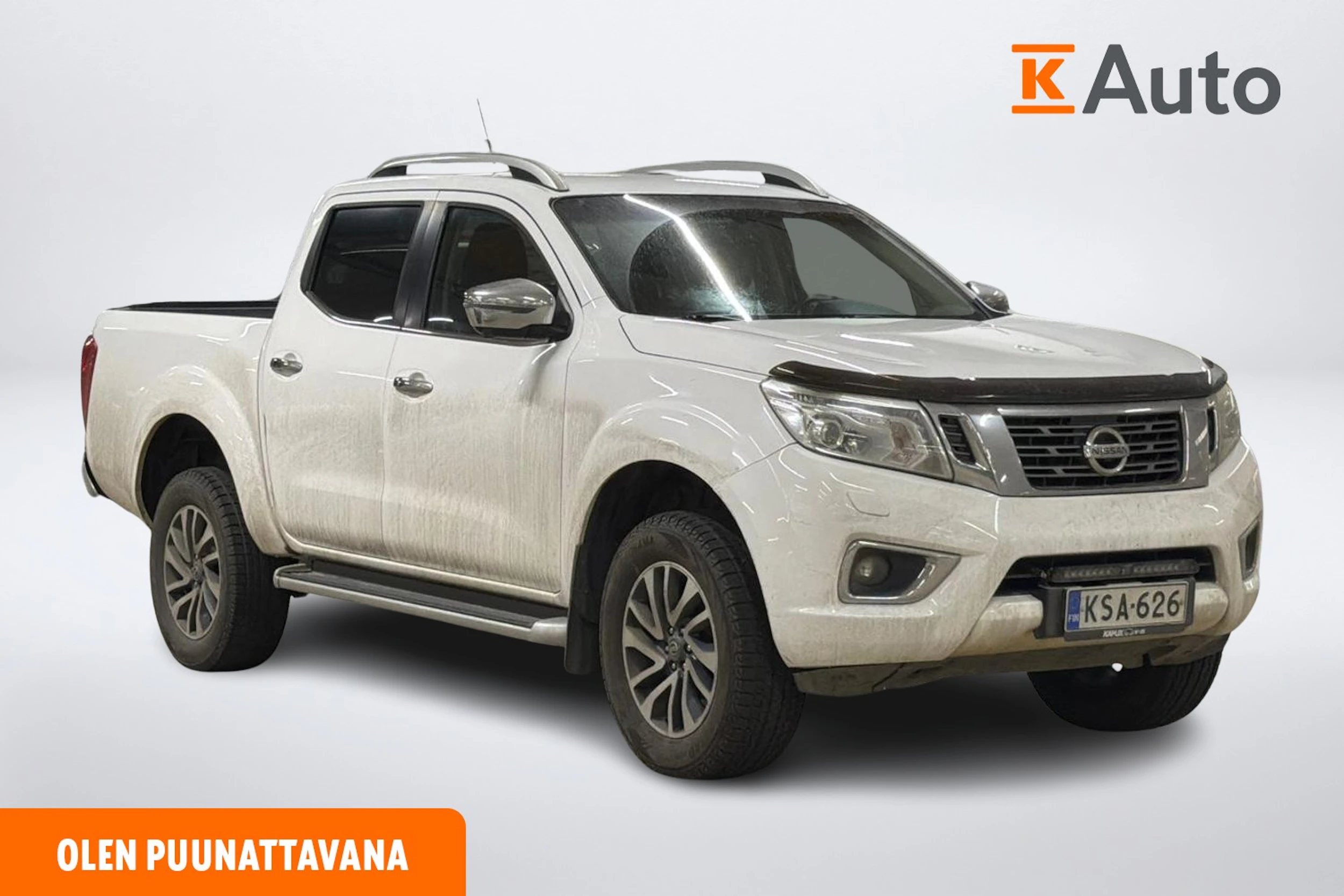 valkoinen Nissan Navara 2016 kuva 1.
