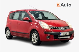 punainen Nissan Note 2007 kuva 1.