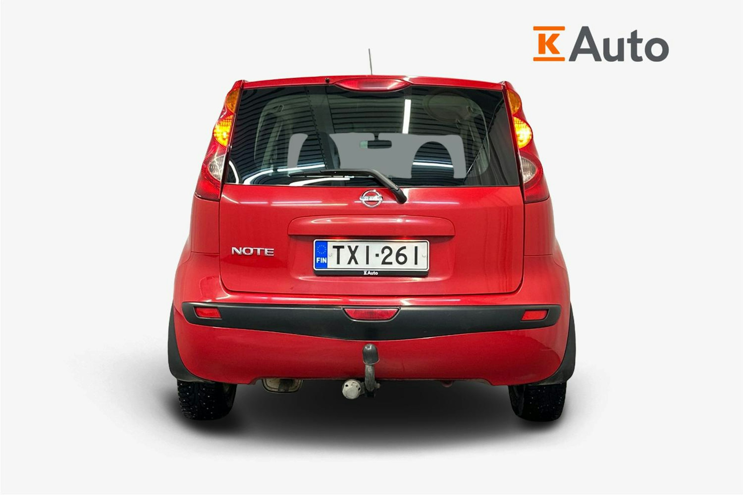 punainen Nissan Note 2007 kuva 3.