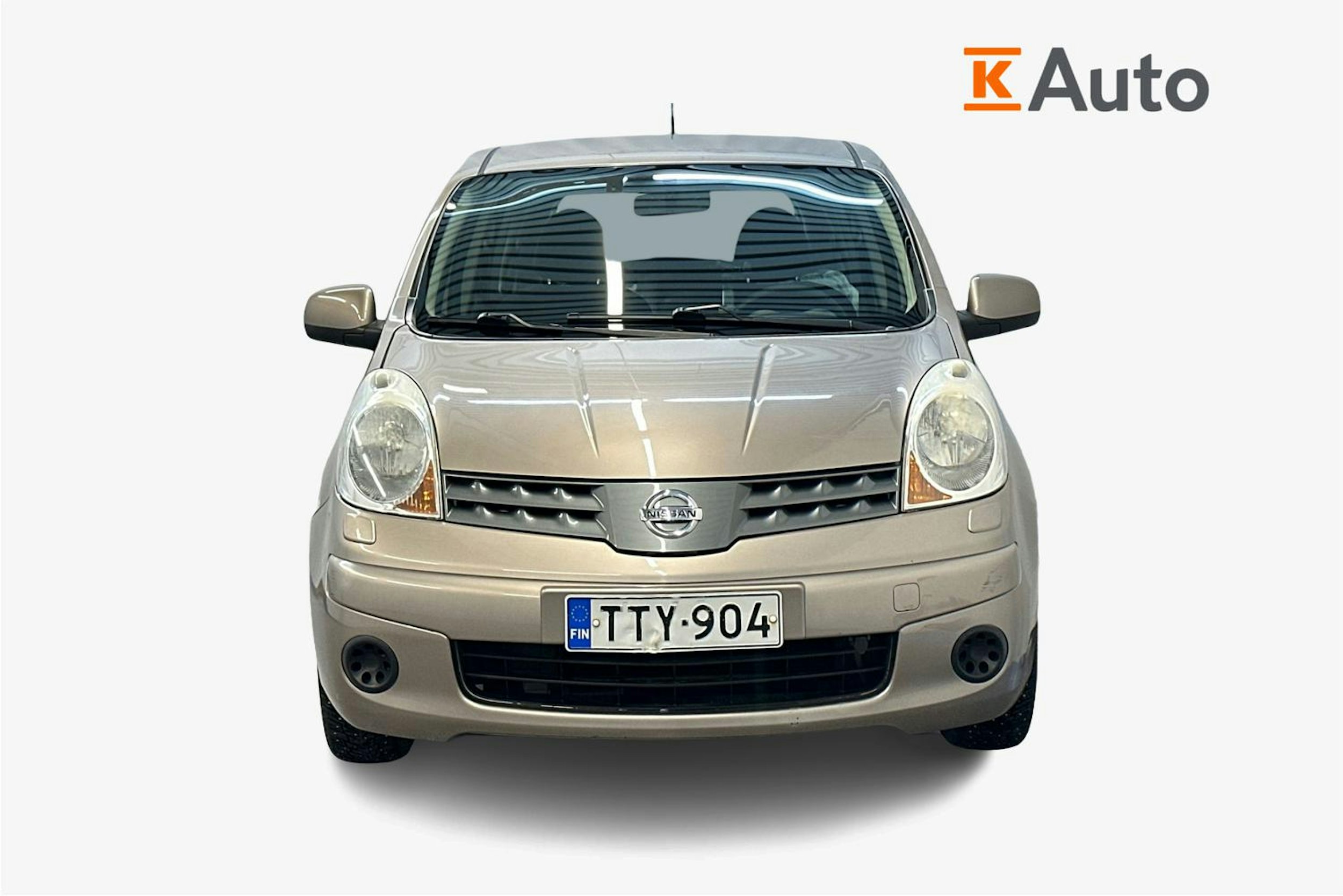 ruskea (beige) Nissan Note 2008 kuva 5.