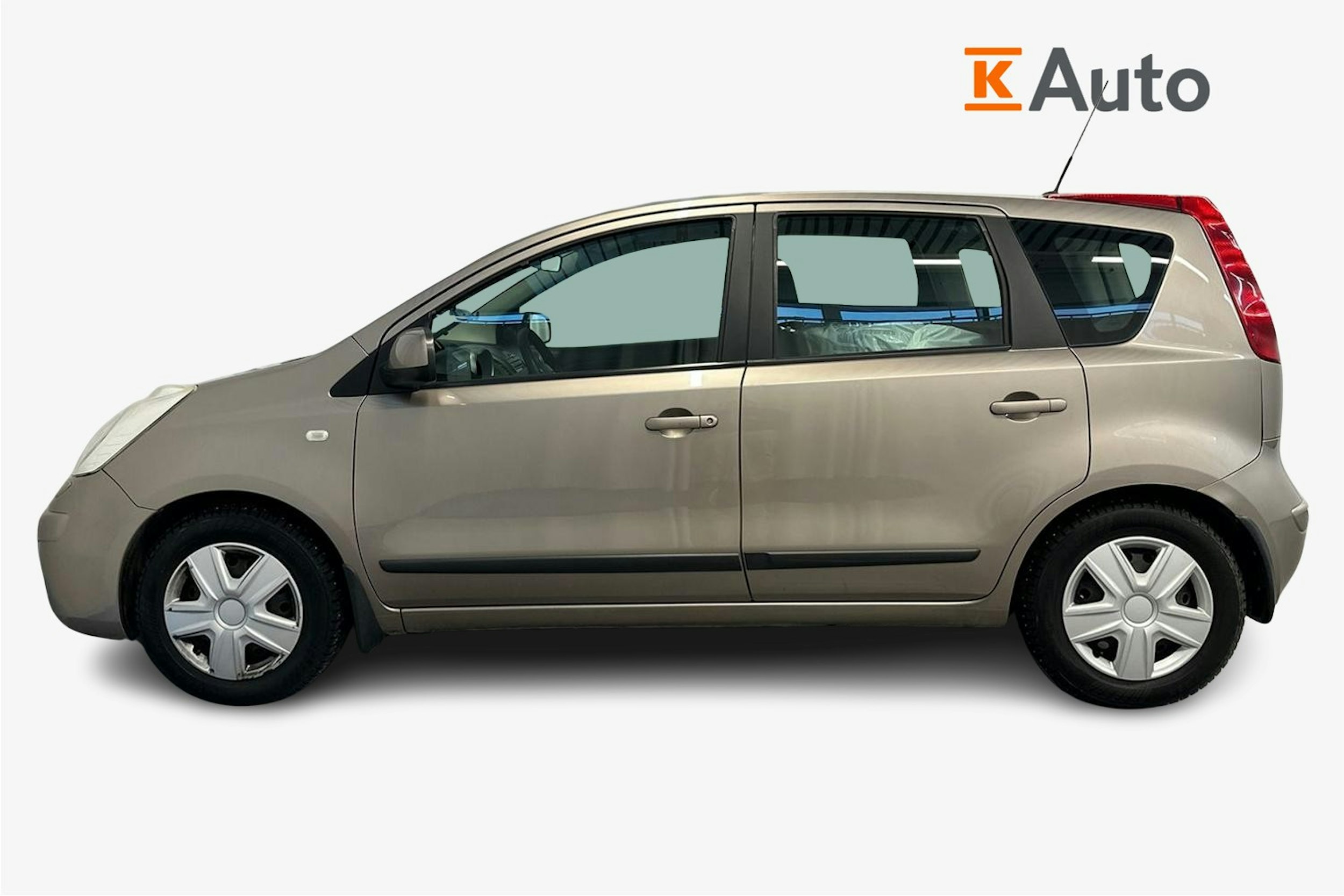 ruskea (beige) Nissan Note 2008 kuva 6.