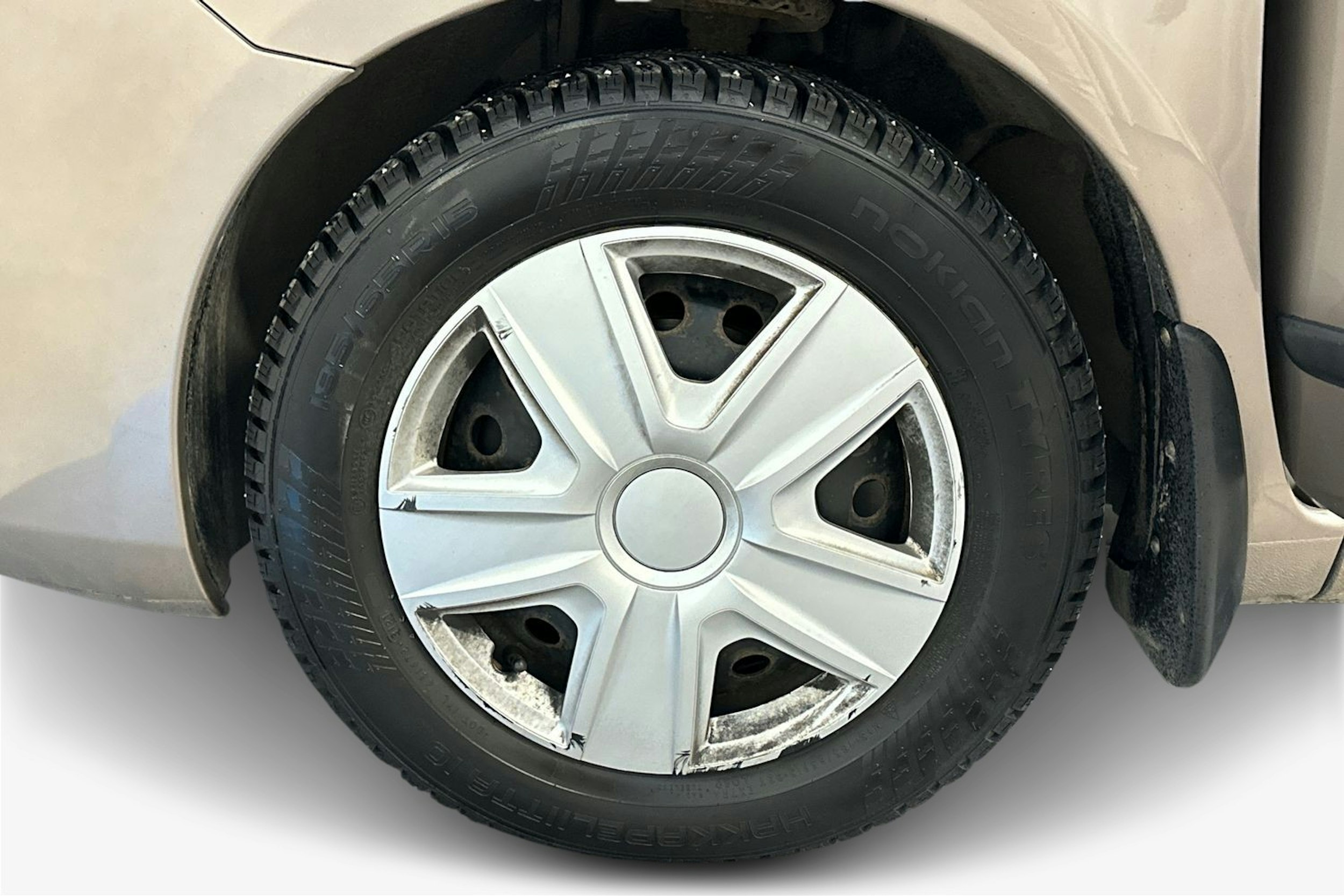 ruskea (beige) Nissan Note 2008 kuva 11.