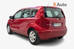 punainen Nissan Note 2008 kuva 2.