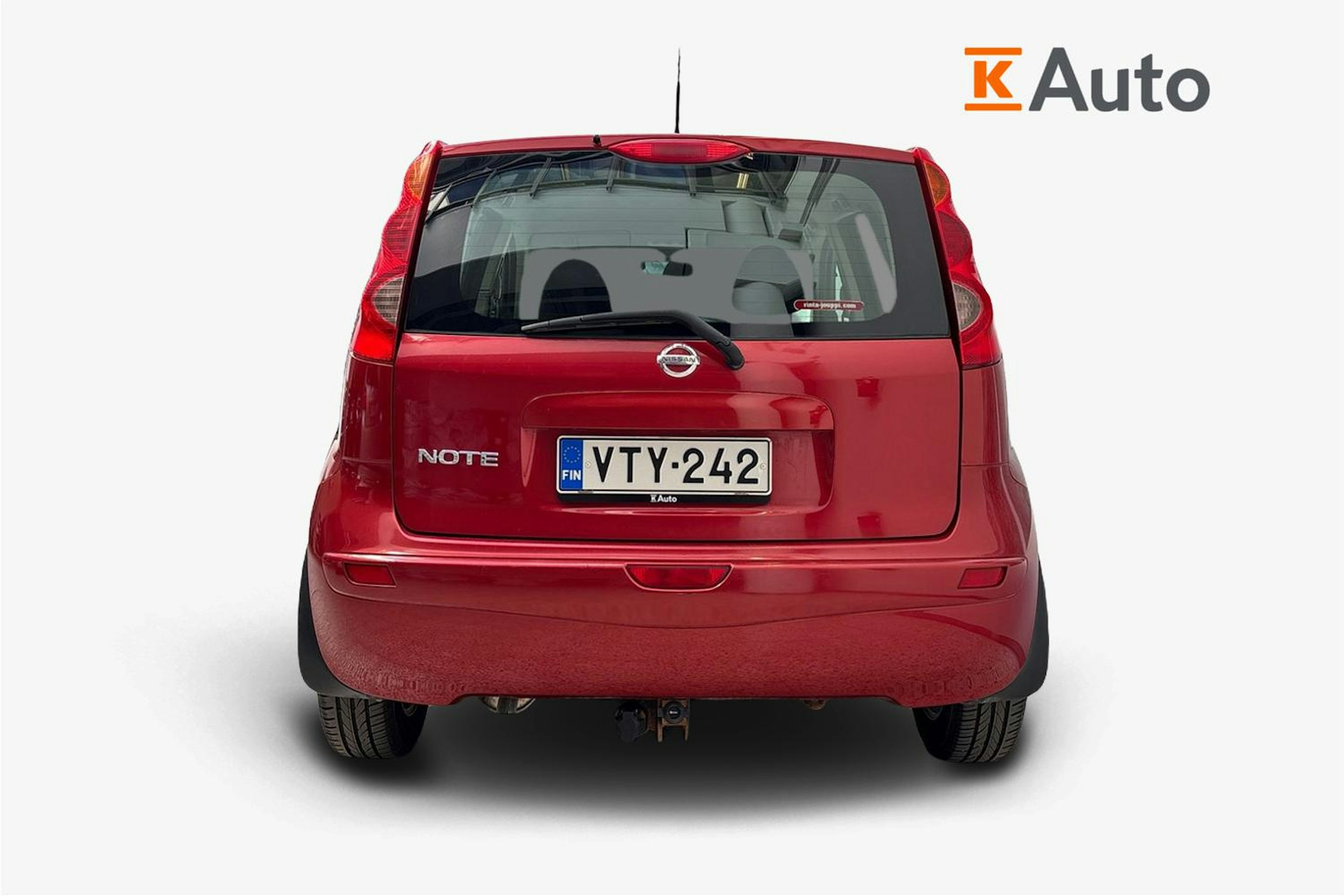 punainen Nissan Note 2008 kuva 3.