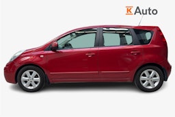 punainen Nissan Note 2008 kuva 6.