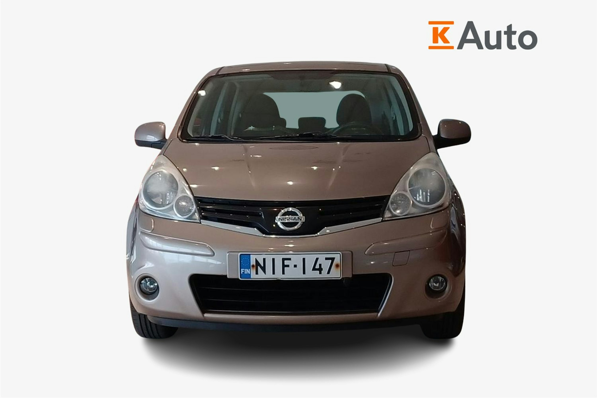 ruskea (beige) Nissan Note 2010 kuva 5.