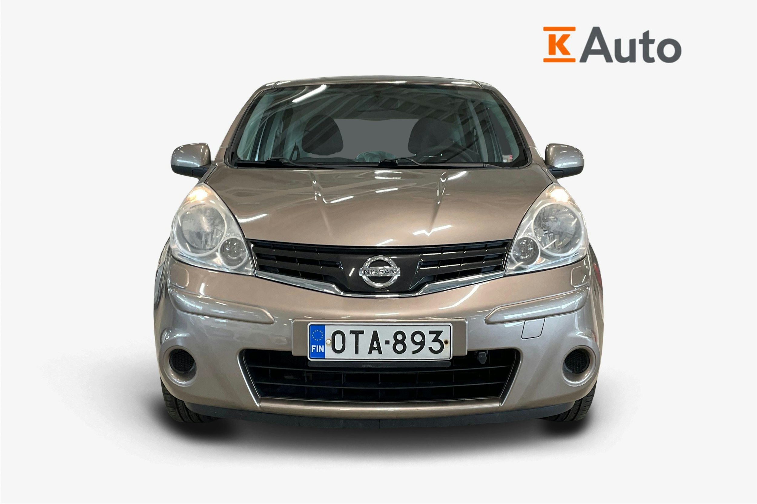 ruskea (beige) Nissan Note 2010 kuva 5.