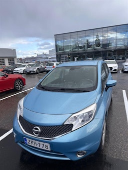 Sininen Nissan Note 2014 kuva 1.