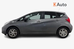 Harmaa Nissan Note 2015 kuva 5.