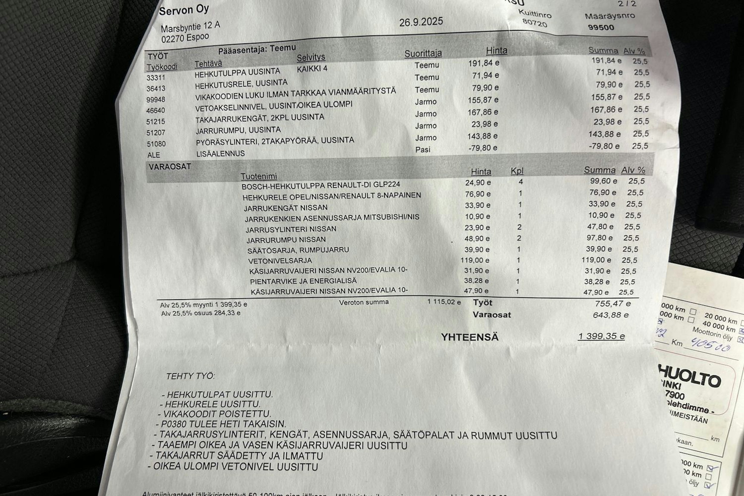 valkoinen Nissan NV200 2011 kuva 23.