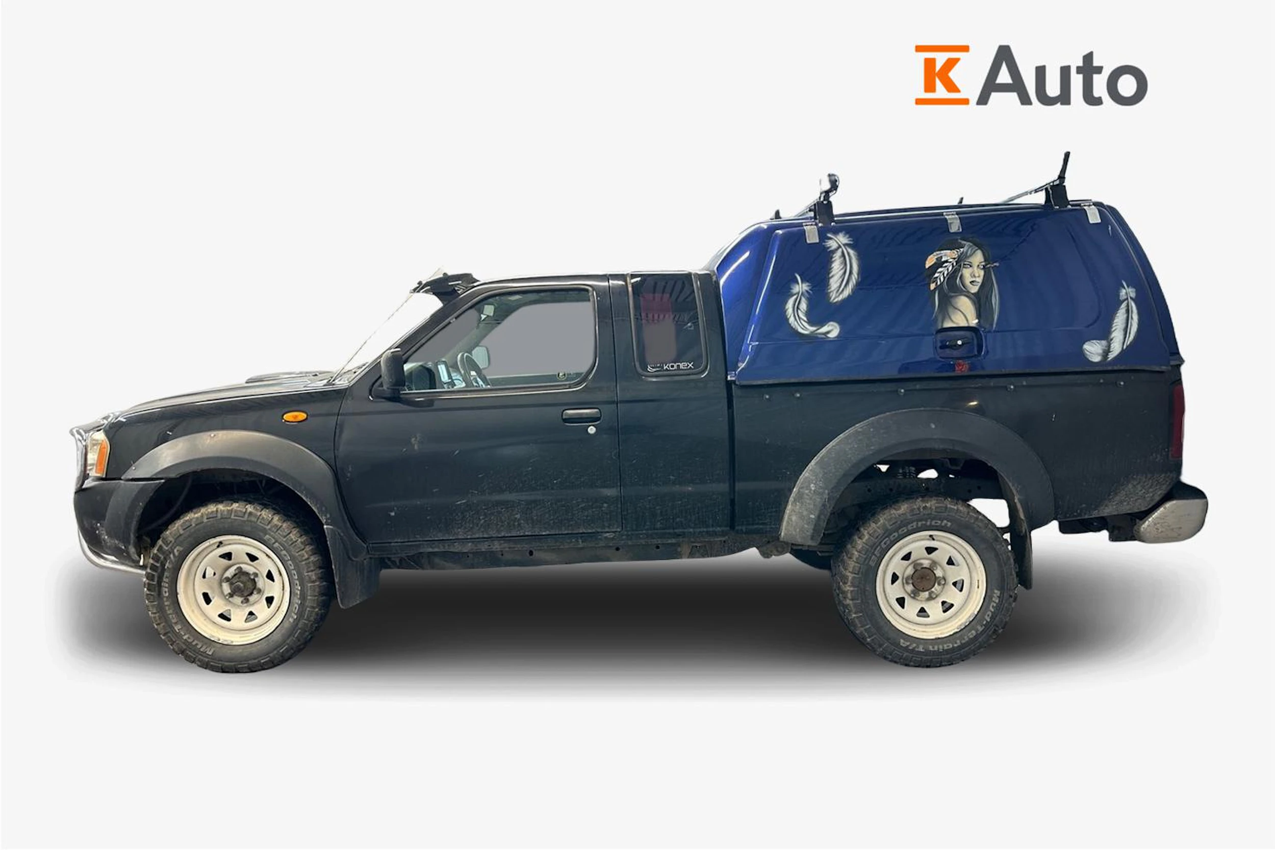 musta Nissan Pick-up 2005 kuva 4.