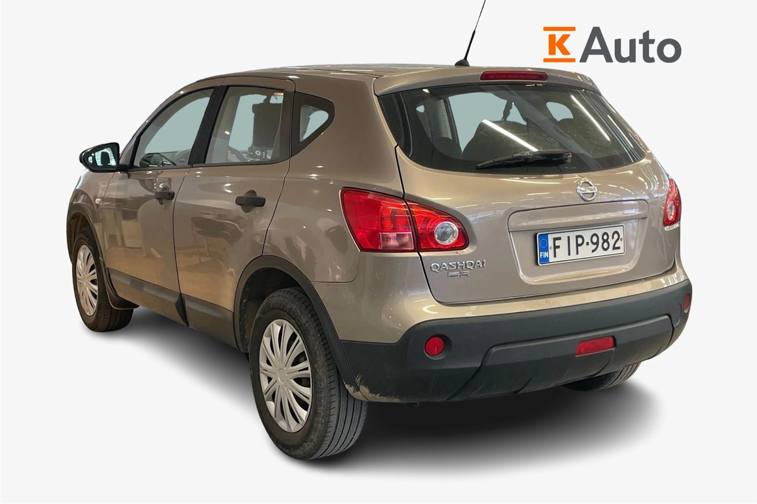 Ruskea (beige) Nissan Qashqai 2008 kuva 2.