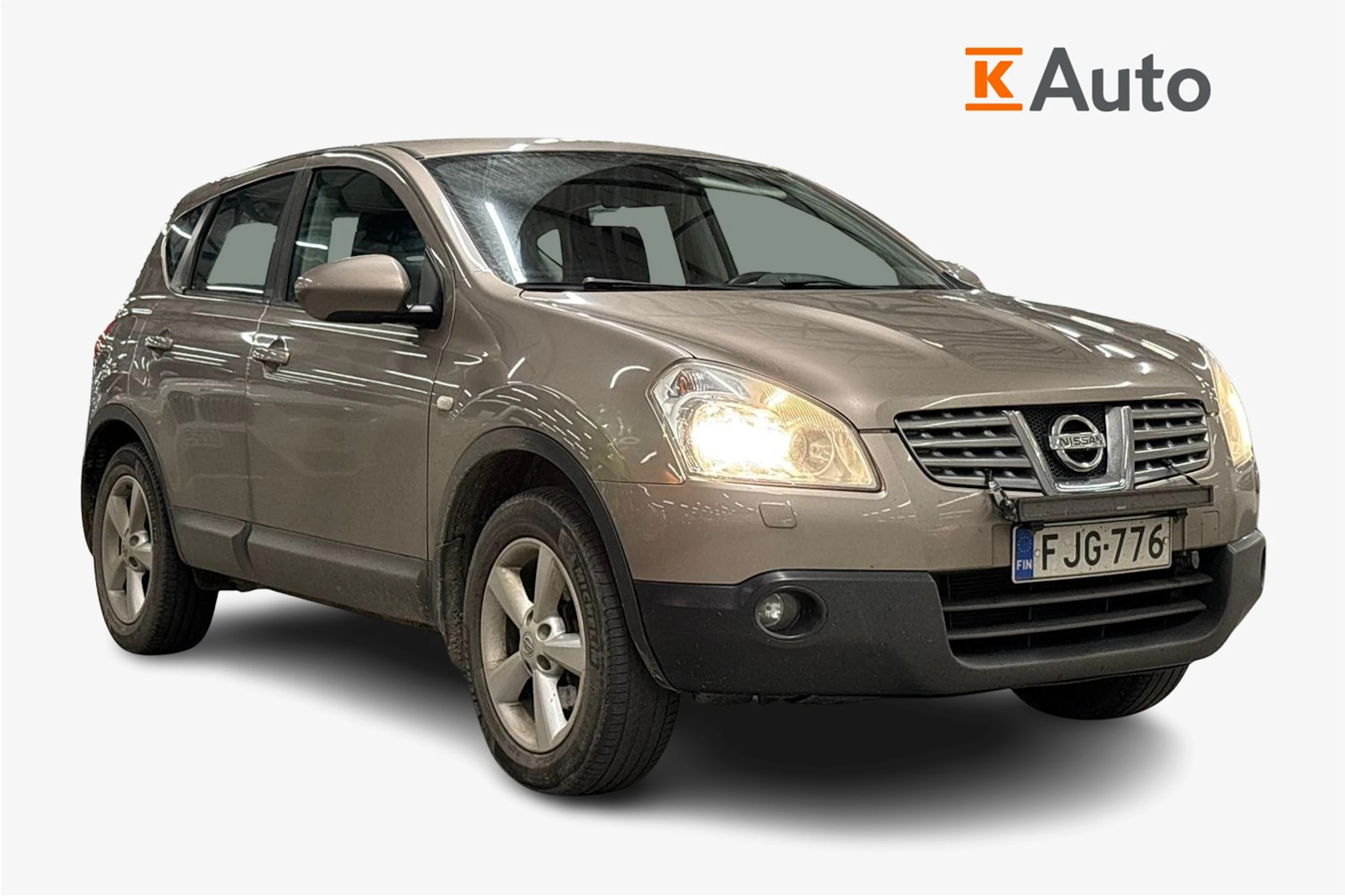 ruskea (beige) Nissan Qashqai 2009 kuva 1.
