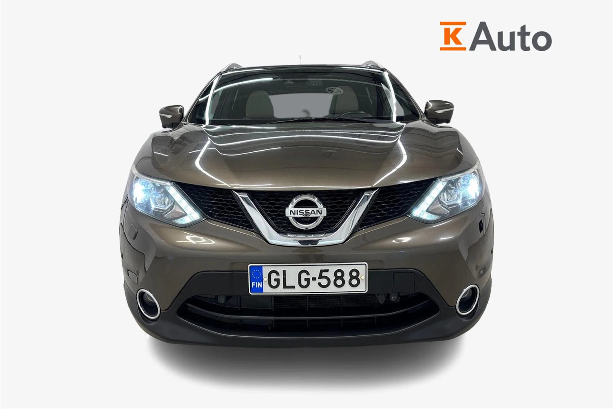 ruskea (beige) Nissan Qashqai 2014 kuva 4.