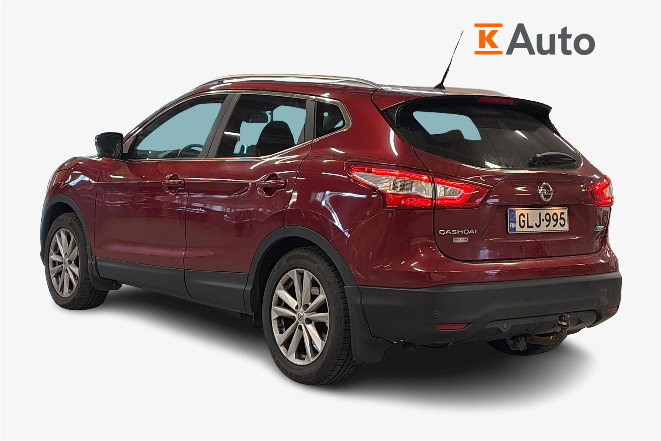 punainen Nissan Qashqai 2014 kuva 2.
