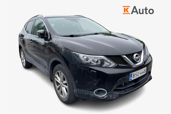 Nissan Qashqai dCi 110 Business 360 2WD 6M/T Leather | Suomi-auto | Vetokoukku | Avaimeton kulku | Navigointi |