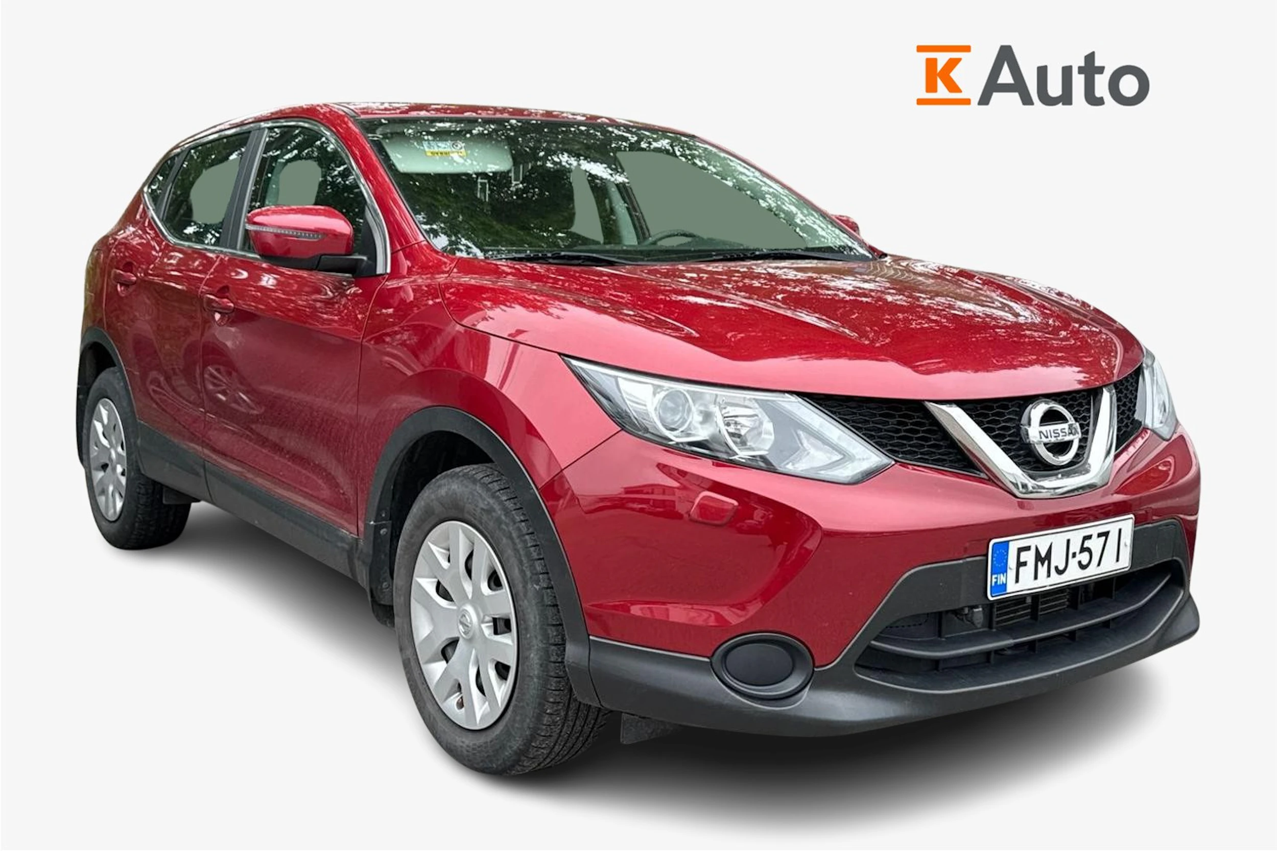 punainen Nissan Qashqai 2016 kuva 1.