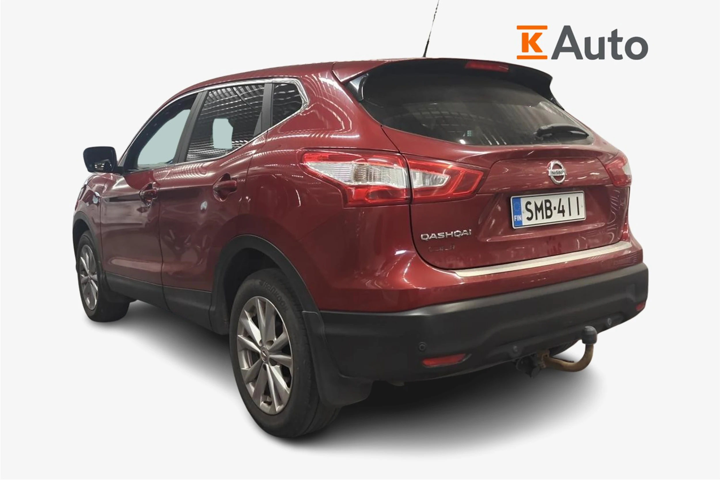 punainen Nissan Qashqai 2017 kuva 2.