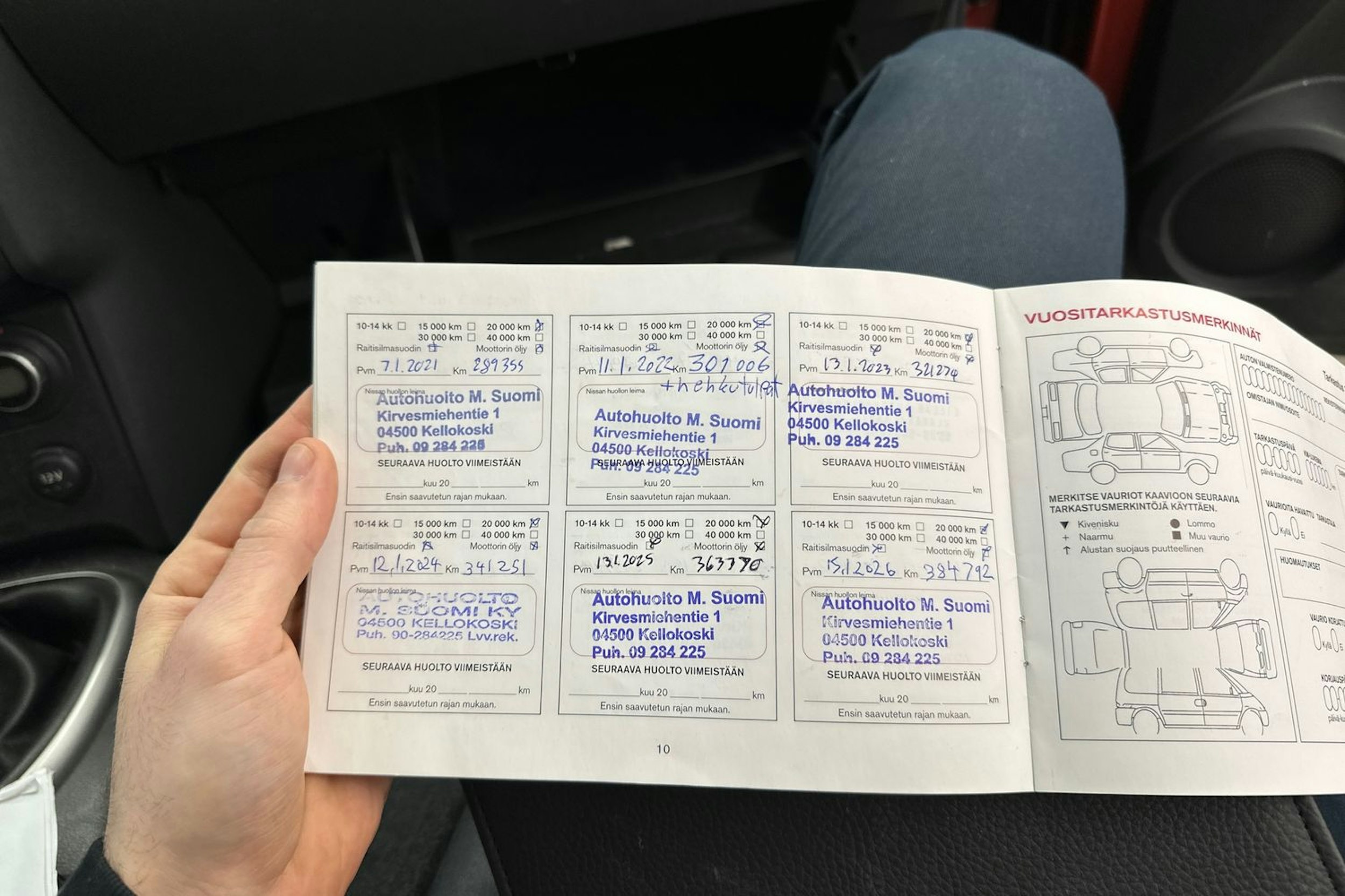 Punainen Nissan Qashqai+2 2009 kuva 26.