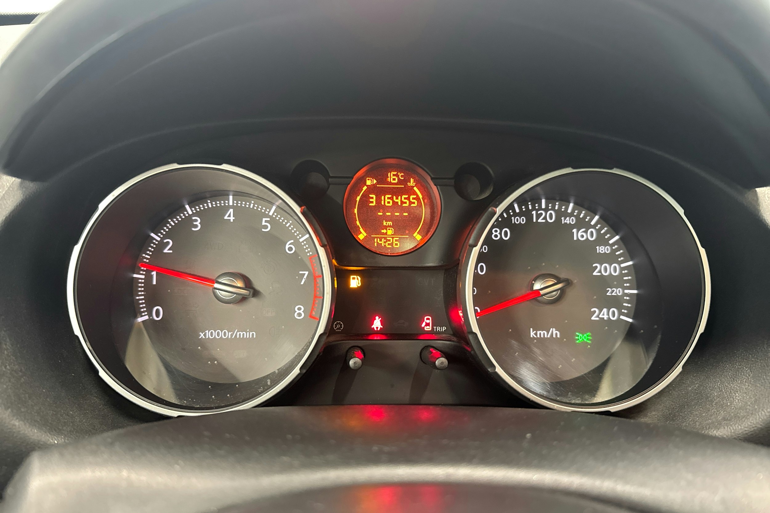 musta Nissan Qashqai+2 2009 kuva 13.