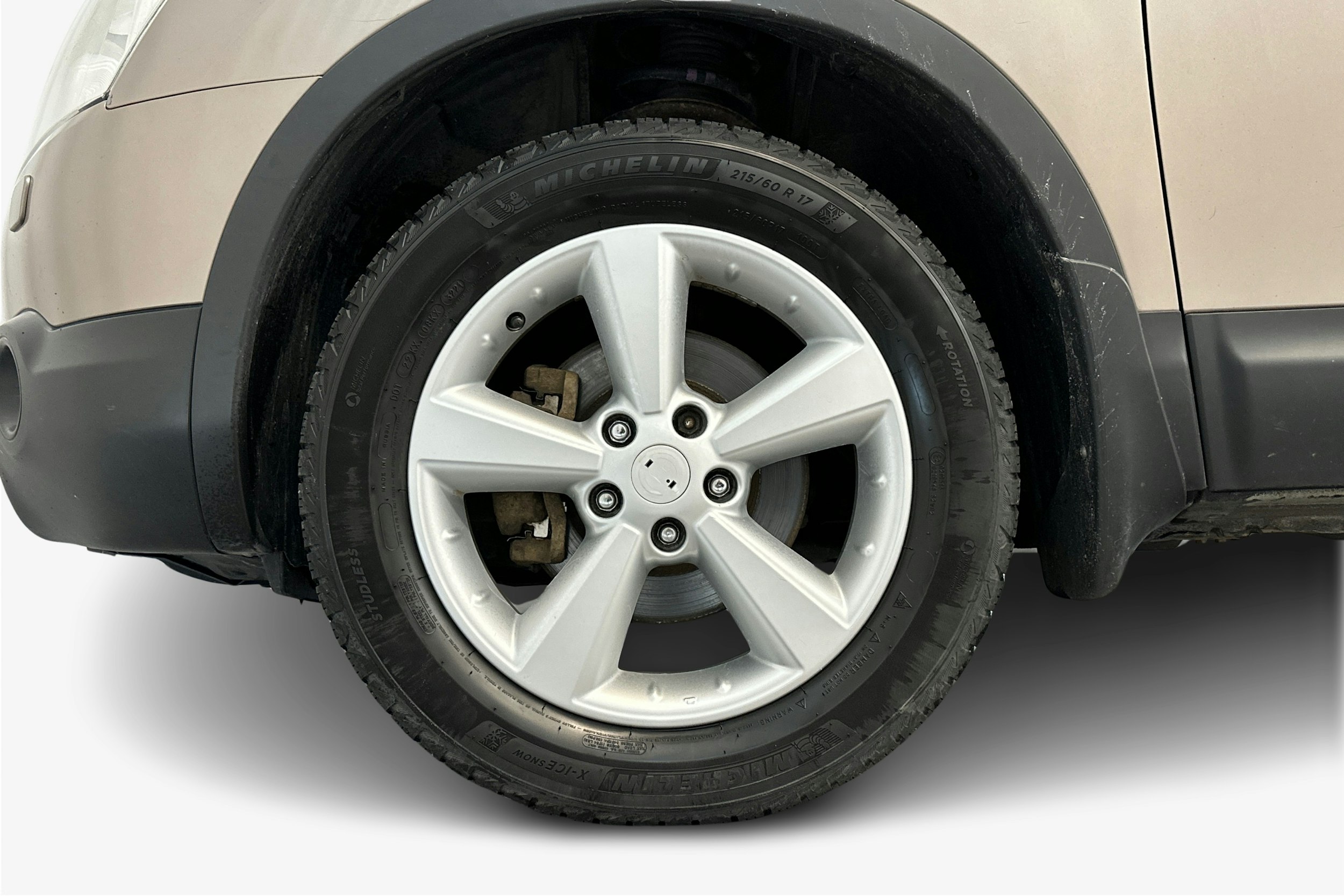 ruskea (beige) Nissan Qashqai+2 2009 kuva 11.