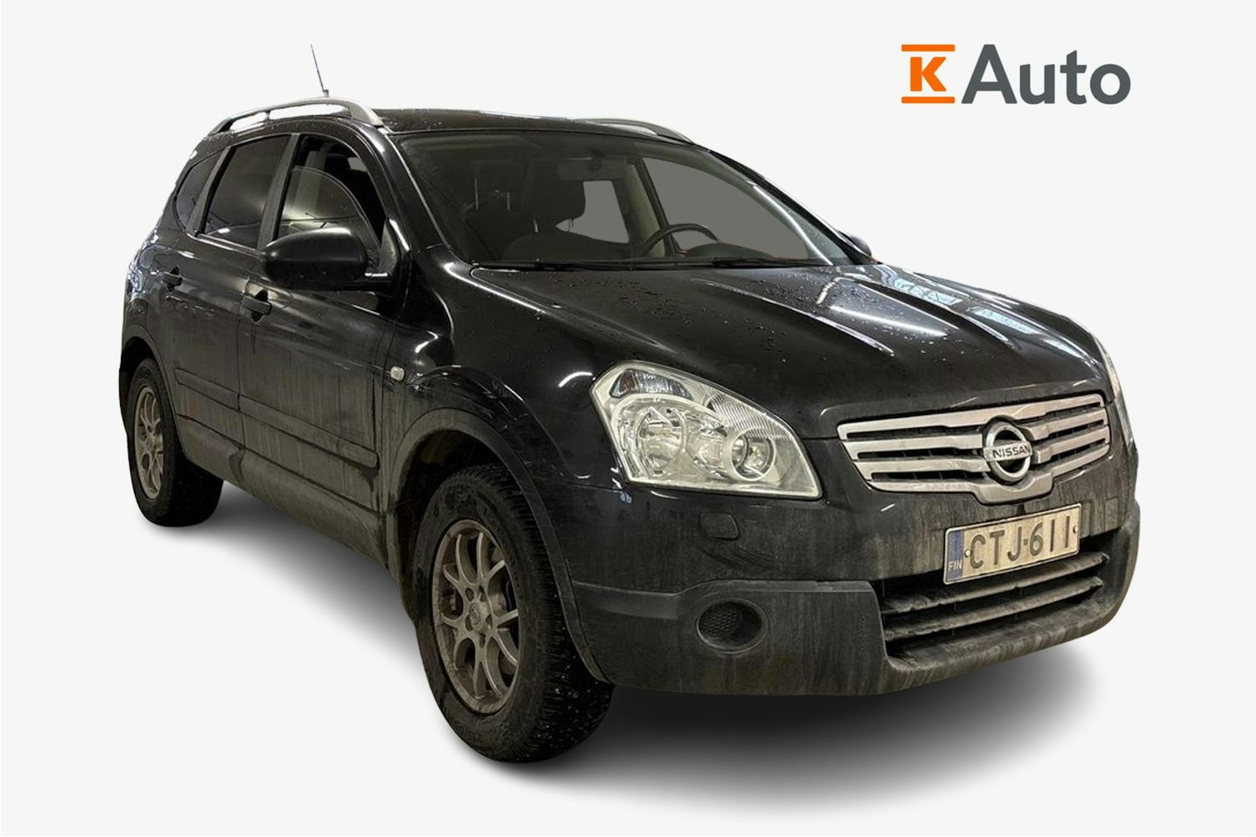 Musta Nissan Qashqai+2 2010 kuva 1.